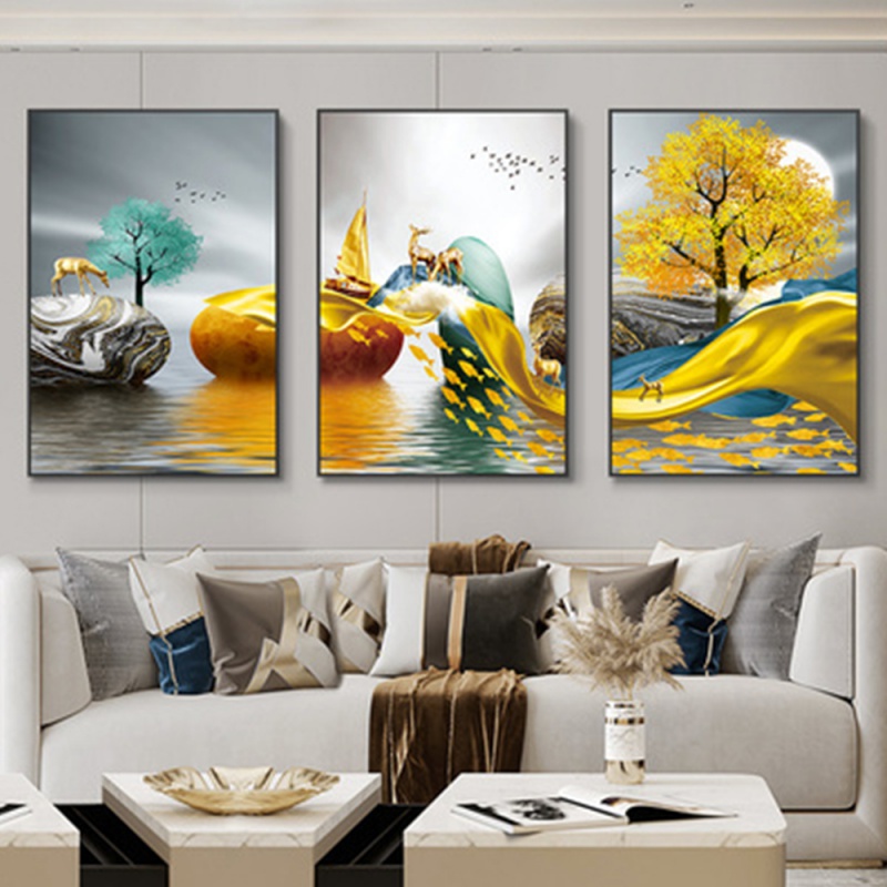 3 ชิ้น/ชุด ภาพพิมพ์ติดผนังแบบไ - Luxury Lifestyle Photography บทวิจารณ์และราคา